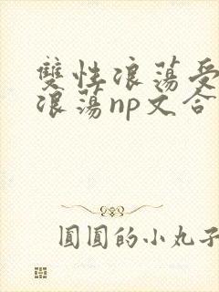 双性浪荡受高h浪荡np文合集