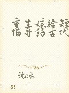 重生嫁给短命大伯哥的古代文小说