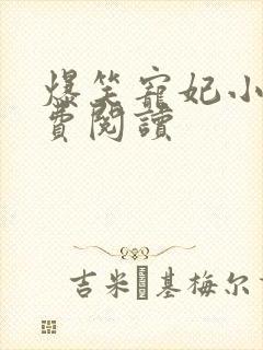 爆笑宠妃小说免费阅读