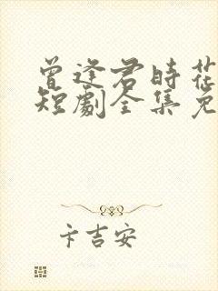 曾逢君时花照眼短剧全集免费