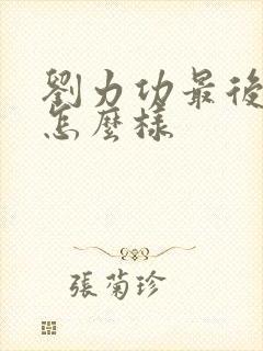 刘力功最后结局怎么样