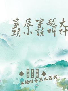 宁辰穿越大玄王朝小说叫什么