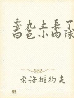 睾丸上长了一个白色小肉球硬硬的