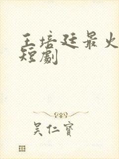 王培廷最火三部短剧