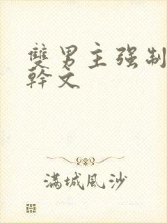 双男主强制爱高干文