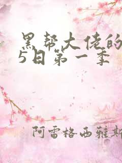 黑帮大佬的365日第一季