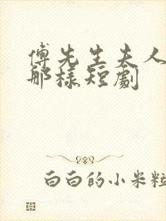 傅先生夫人为何那样短剧