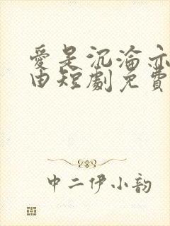 爱是沉沦亦是自由短剧免费观看完整版