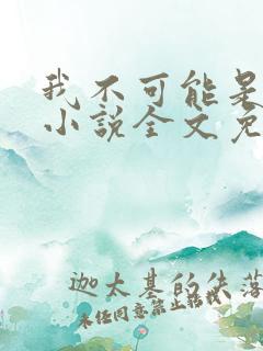 我不可能是剑神小说全文免费阅读