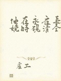 他在永夜长眠苏娆时砚清全文阅读小说