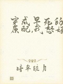 穿成早死的炮灰原配,我怒嫁反派