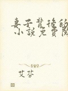 妻子背后的秘密 小说免费阅读