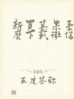 新买苹果手机怎么下载微信