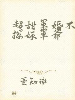 超甜军婚不嫁霸总嫁军爷