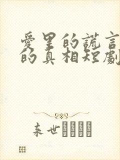 爱里的谎言仇恨的真相短剧合集