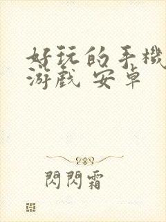 好玩的手机单机游戏 安卓