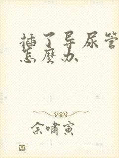 插了导尿管漏尿怎么办