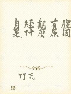 月经期有腥臭味是什么原因造成的