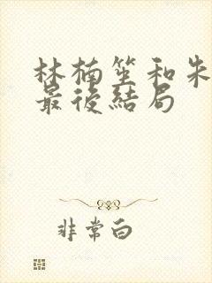 林楠笙和朱怡贞最后结局