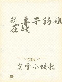 我妻子的姐姐2在线