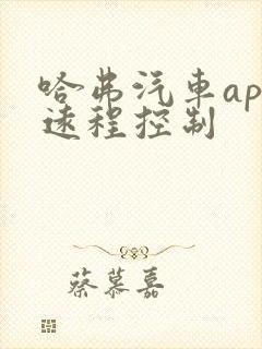 哈弗汽车app远程控制