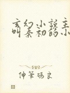 玄幻小说主人公叫秦初的小说