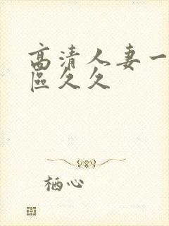 高清人妻一区二区久久