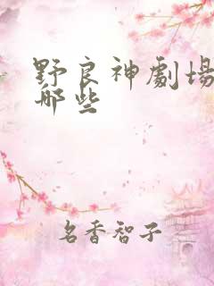 野良神剧场版有哪些