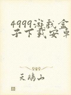 4999游戏盒子下载安卓