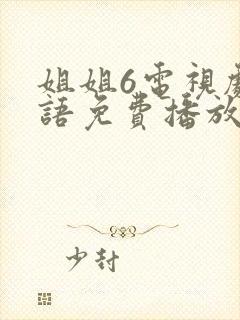 姐姐6电视剧国语免费播放
