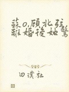 苏o,顾北弦,离婚后她惊艳了世界