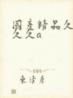 国产精品久久久久久a