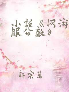 小说《网游之全服公敌》
