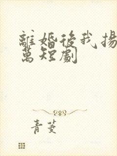 离婚后我扬名立万短剧