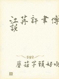 江苒许聿傅衍小说