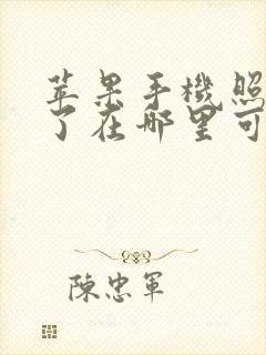 苹果手机照片删了在哪里可以找到