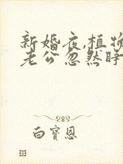 新婚夜,植物人老公忽然睁开眼小说免费