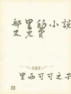 哪里的小说好看又免费