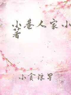 小巷人家小说原著