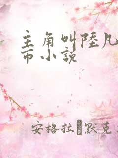 主角叫陆凡的都市小说