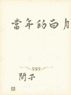当年的白月光