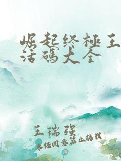 崛起终极王者激活码大全