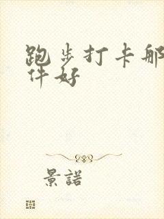 跑步打卡那个软件好