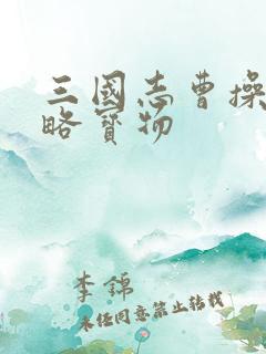 三国志曹操传攻略宝物