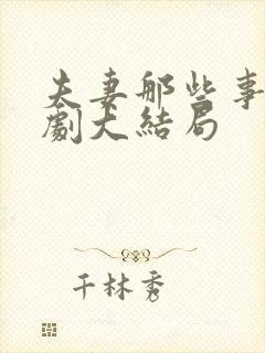 夫妻那些事电视剧大结局