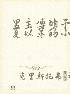 男主傅明予女主夏以荨的小说