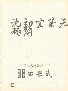 沈初宜萧元宸笔趣阁