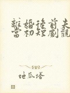 离婚后前夫悔不当初短剧观看高清