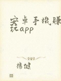 安卓手机赚钱试玩app