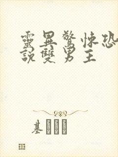 灵异惊悚恐怖小说双男主